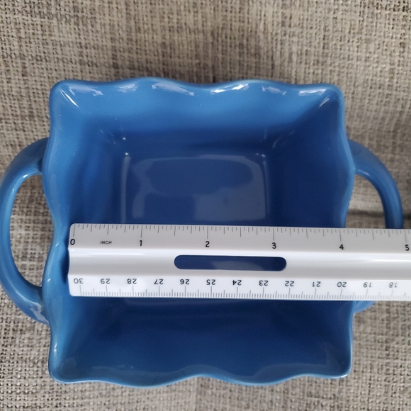 Studio Nova Coronado Blue Square Bowls, set of 2 - Picture 2 of 7